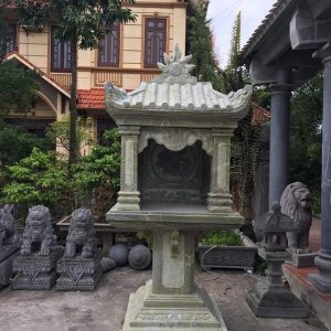 Bàn thờ thiên đá xanh đẹp chất lượng cao giá tốt thiết kế đơn giản
