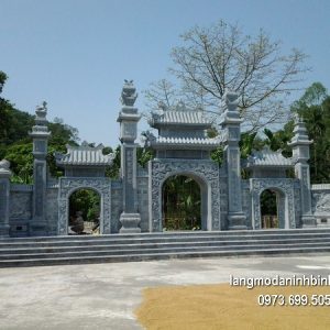 Cổng tam quan đá xanh đẹp nhất chất lượng cao giá tốt thiết kế hiện đại