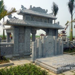 Cổng tam quan đá xanh đẹp nhất chất lượng tốt giá tốt thiết kế đơn giản