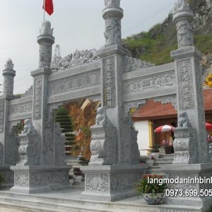 Cổng tam quan đá xanh đẹp nhất chất lượng cao giá rẻ thiết kế hiện đại