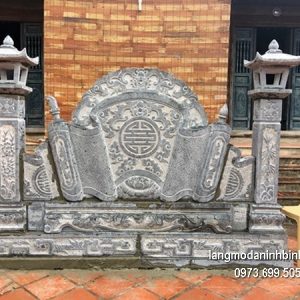 Cuốn thư đá chấn phong thủy đẹp nhất cho đình làng chất lượng tốt giá tốt