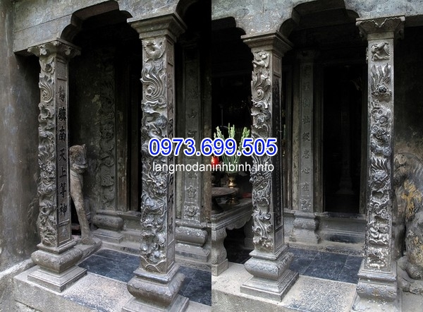 Cột đá rồng tại đền Trần ở trong danh thắng Tràng An, Ninh Bình. Còn có tên gọi khác là Đền Nội Lâm (trong rừng).