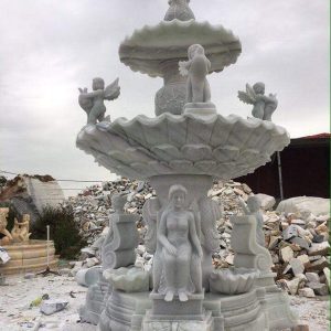 Đài phun nước bằng đá tự nhiên đẹp thiết kế cao cấp giá tốt
