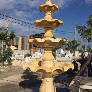 Đài phun nước bằng đá tự nhiên đẹp nhất thiết kế cao cấp giá rẻ