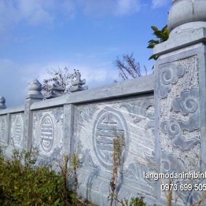 Hàng rào đá xanh đẹp chất lượng cao giá tốt thiết kế cao cấp