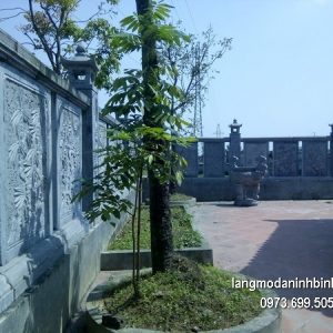 Hàng rào đá xanh đẹp chất lượng cao giá hợp lý thiết kế đơn giản