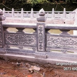 Hàng rào đá xanh đẹp chất lượng tốt giá tốt thiết kế đơn giản