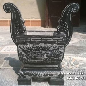 Lư hương đá đặt nhà chùa hoa văn tinh tế chất lượng cao giá tốt