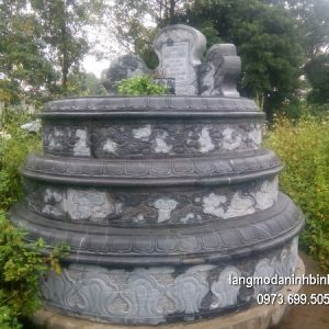 Mộ tròn đá tự nhiên chạm trổ đẹp chất lượng tốt giá tốt