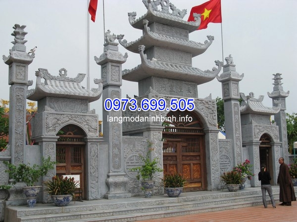 Top những mẫu cổng chùa bằng đá đẹp tại Việt Nam