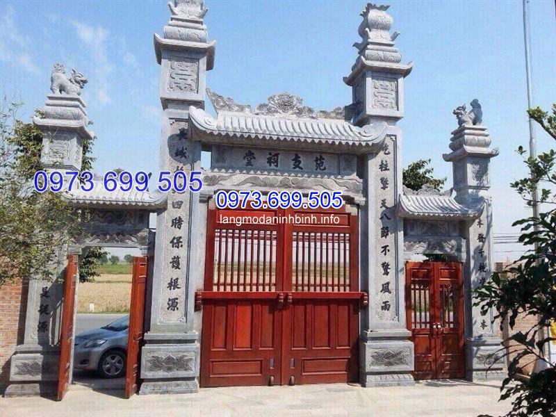 Cổng tam quan đá ý nghĩa tâm linh trong các công trình kiến trúc Việt 02