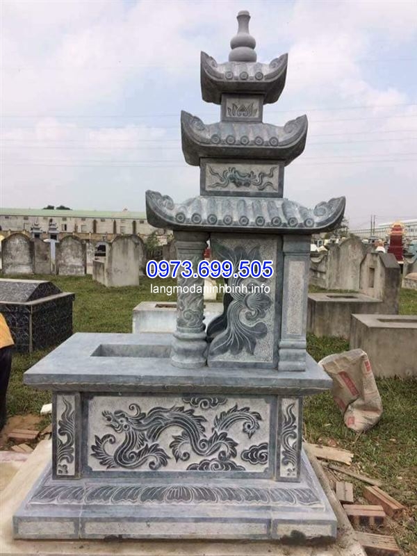 Báo giá mộ đá ba mái chuẩn nhất 2019 tại Ninh Vân Ninh Bình