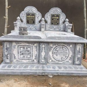 Mẫu mộ đá đôi đẹp thiết kế cao cấp chất lượng cao giá rẻ