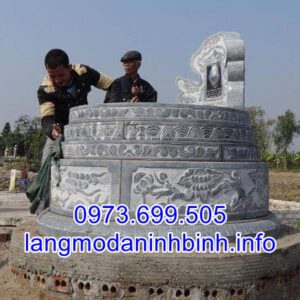 Báo giá mộ tròn chính xác nhất tại Ninh Vân Ninh Bình