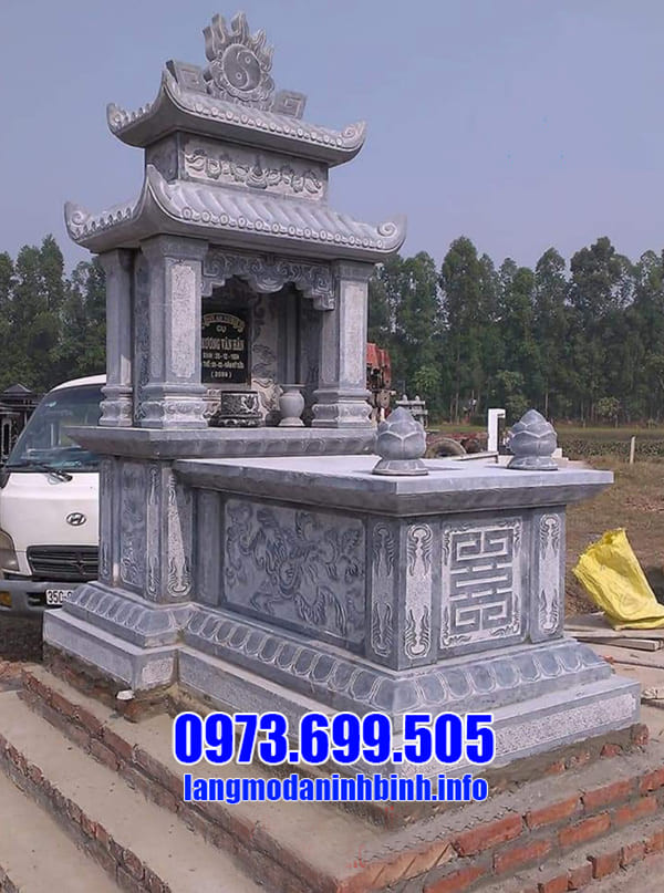 Địa chỉ bán lăng mộ đá hai mái uy tín tại Ninh Vân