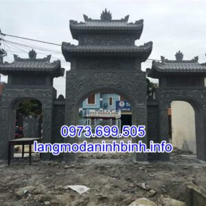 100 Hình ảnh mẫu cổng tam quan bằng đá mới nhất hiện nay tai Ninh Bình