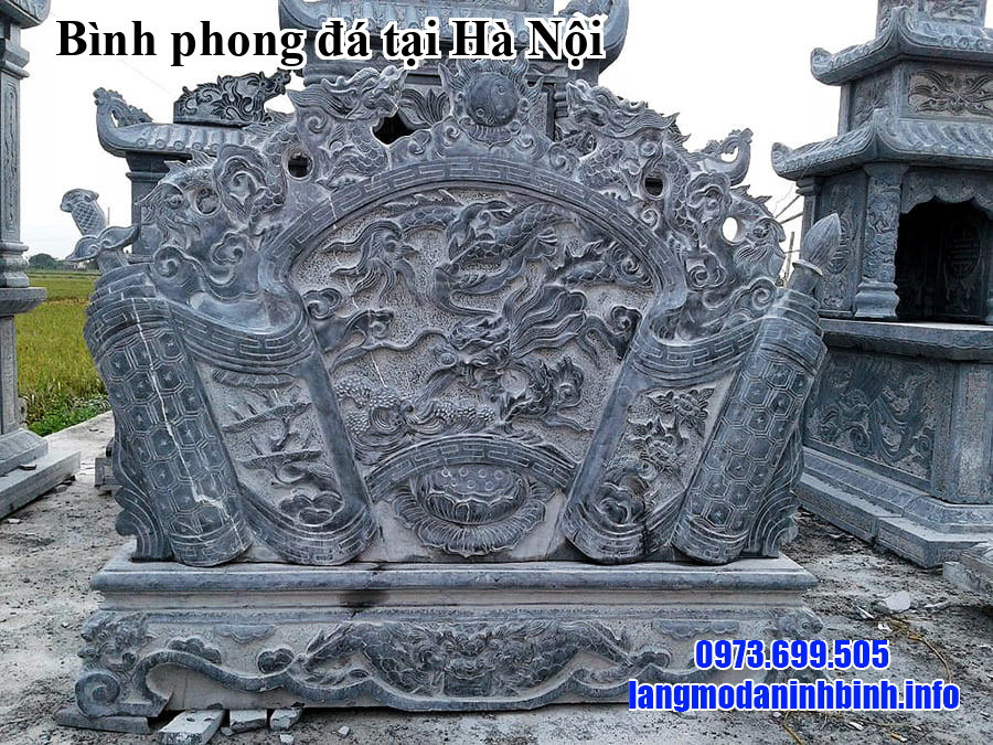 Bình phong đá tại Hà Nội