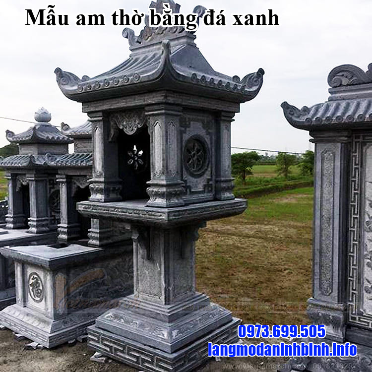 Mẫu am thờ bằng đá xanh