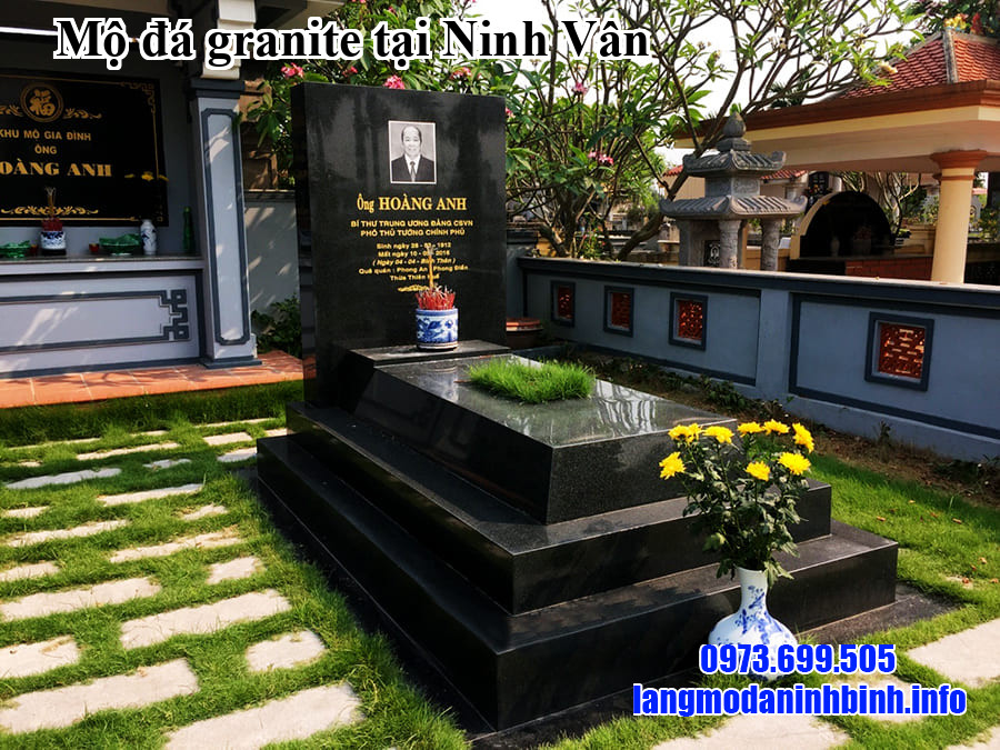 Mộ đá granite tại Ninh Vân