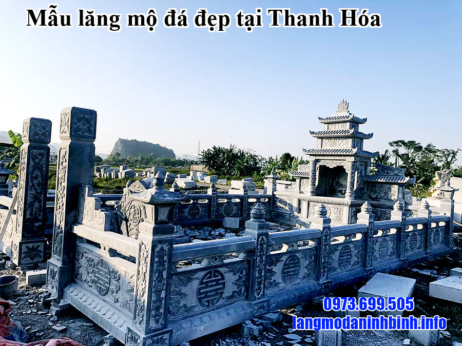 Mẫu lăng mộ đá đẹp tại Thanh Hóa
