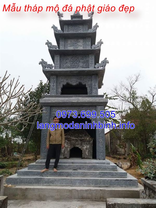 Địa chỉ thi công tháp mộ đá phật giáo uy tín tại Ninh Bình