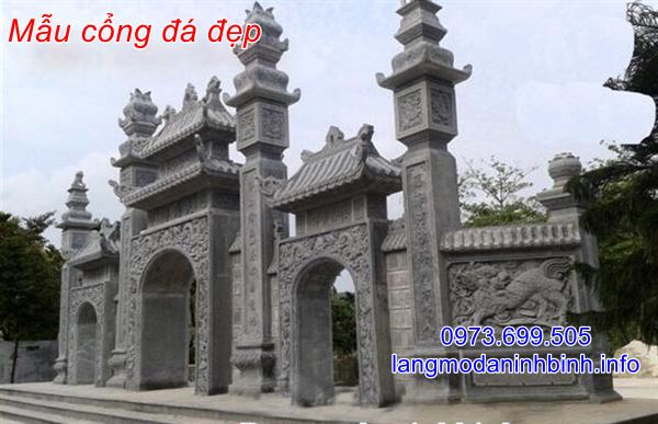 Cổng đá - Địa chỉ xây lắp cổng đá tự nhiên uy tín tại Ninh Bình