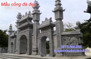 Mẫu cổng đá đẹp - Địa chỉ xây lắp mẫu cổng đá tự nhiên uy tín tại Ninh Bình;
