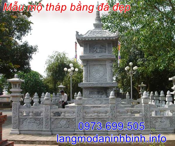 Mẫu mộ tháp đá đẹp bán tai Đồng Tháp