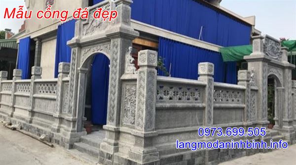 Báo giá cổng đá chính xác tại Ninh Bình;