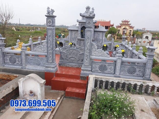 mẫu khu lăng mộ đá tại Quảng Bình đẹp