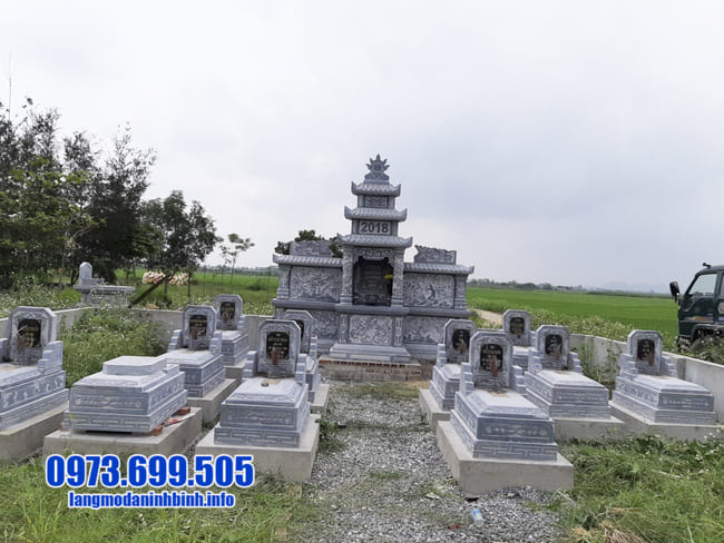 mẫu khu lăng mộ đá tại Quảng Trị đẹp