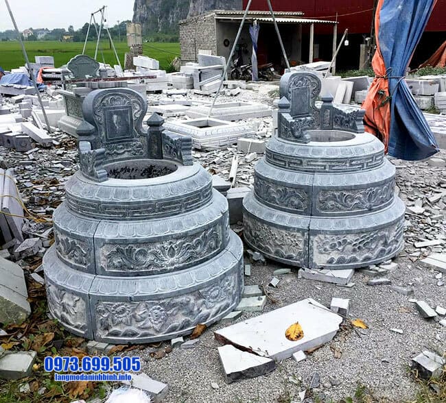 mộ được làm từ đá xanh thanh hóa