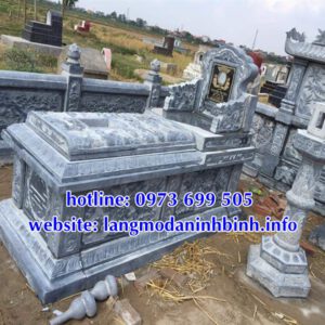 Mộ bành đá - Mẫu mộ bành bằng đá đẹp tại Bắc Giang