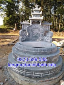 Mộ tròn đá đẹp - Giá mẫu mộ tròn đá mới nhất tại Ninh Binh