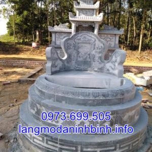 Mộ tròn đá đẹp - Giá mẫu mộ tròn đá mới nhất tại Ninh Binh
