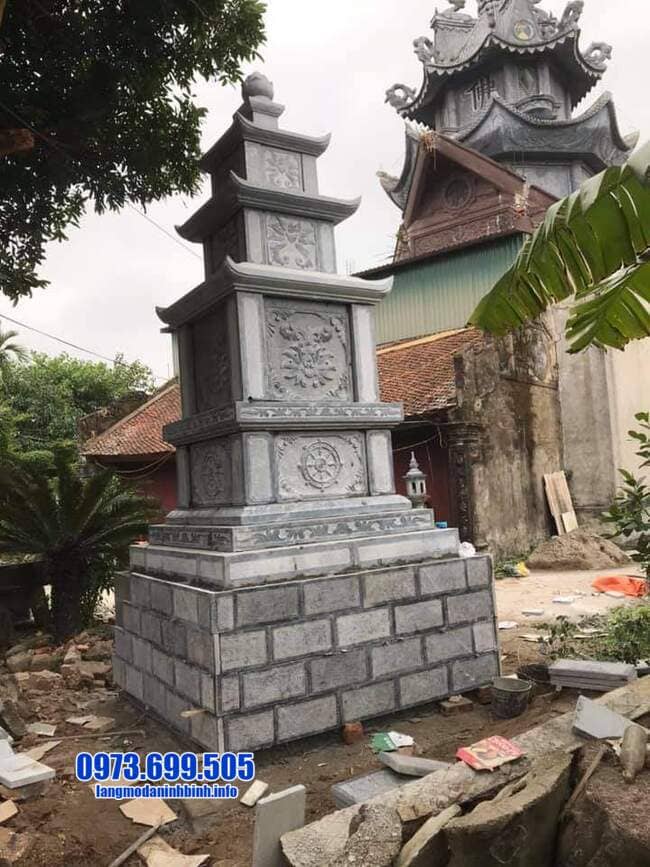 mẫu mộ đá hình tháp tại Đồng Nai đẹp nhất