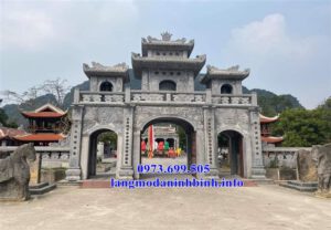 Hình ảnh mẫu cổng đá, cổng tam quan bằng đá đẹp nhất hiện nay tại Bắc Ninh