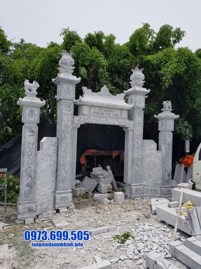 cổng đá đẹp nhất tại Hưng Yên