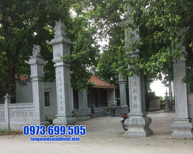 cổng đá đẹp tại Hưng Yên