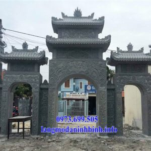 Cổng đá đep - Địa chỉ bán mẫu cổng đá giá rẻ tại Hà Nội