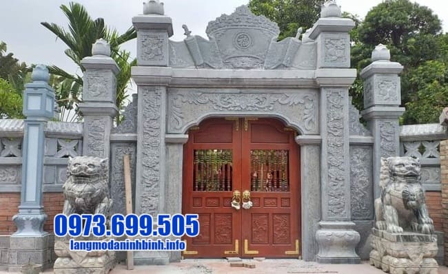 cổng tam quan bằng đá tại Hưng Yên