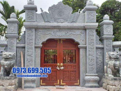 mẫu cổng tam quan bằng đá tại Hà Nam