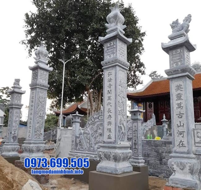 mẫu cổng tam quan đá đẹp nhất tại Hưng Yên