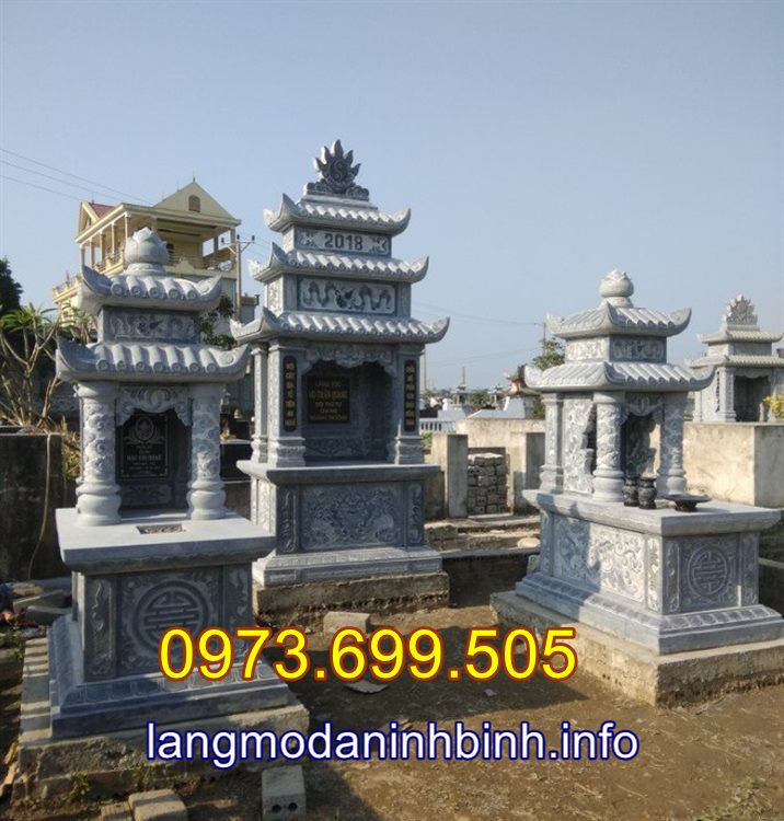 Lăng mộ đựng tro cốt kiểu có mái tại Tiền Giang
