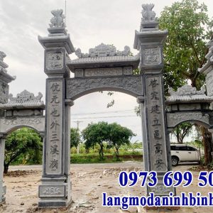 Cổng đá tam quan đẹp