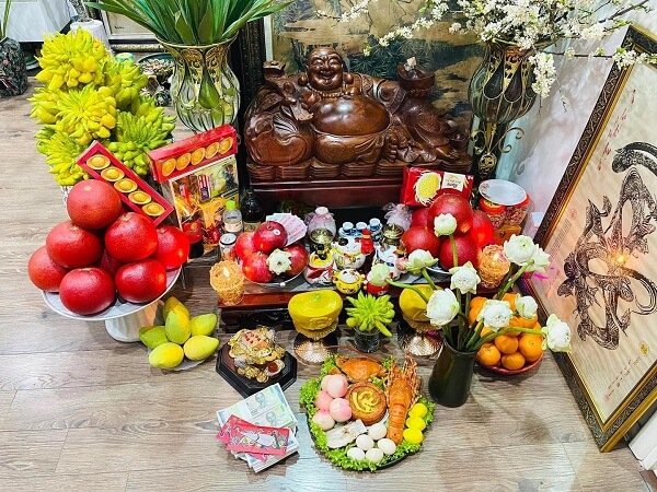 Cách bày mâm lễ